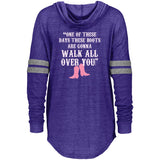PTHS Pink Boots Ladies Hooded Pullover