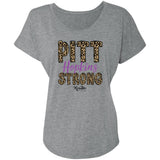 Pitt Strong Leopard Flutter Sleeve Tee