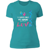I Love Aiden's Smile Ladies Tee