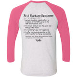 Pitt Hopkins Definition of a Hero Unisex Raglan Tee
