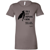 Super Powered "Pitt" Mom Fitted Tee