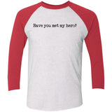 Pitt Hopkins Definition of a Hero Unisex Raglan Tee
