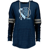 No One Fights Alone Ladies Hooded Pullover
