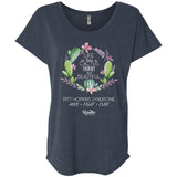 Life is like a Cactus (Pitt Hopkins) Ladies Flutter Sleeve Tee