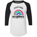 Radiate Acceptance Unisex Raglan Tee (PTHS)