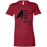 Super Powered Mom Fitted Tee