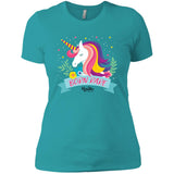 Unicorn Born Rare Ladies Tee