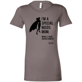 Super Powered Mom Fitted Tee