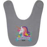 Unicorn Born Rare Baby Bib