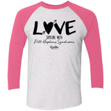Love Someone with Pitt Hopkins Raglan Tee