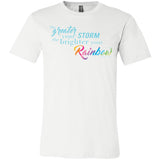 Weather the Storm Rainbow Unisex Tee