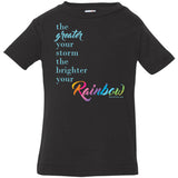 Weather the Storm Rainbow Infant/Toddler Tee