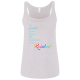 Weather the Storm Rainbow Ladies Tank