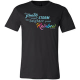Weather the Storm Rainbow Unisex Tee