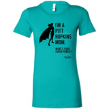 Super Powered "Pitt" Mom Fitted Tee