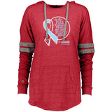 No One Fights Alone Ladies Hooded Pullover