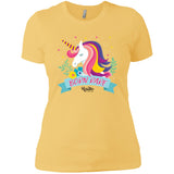 Unicorn Born Rare Ladies Tee