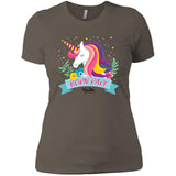 Unicorn Born Rare Ladies Tee