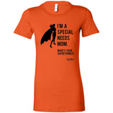 Super Powered Mom Fitted Tee
