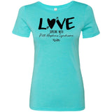Love Someone with Pitt Hopkins Ladies Triblend Tee