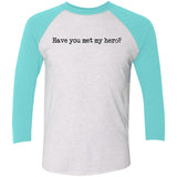 Pitt Hopkins Definition of a Hero Unisex Raglan Tee