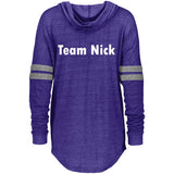 Team Nick Ladies Hooded Pullover