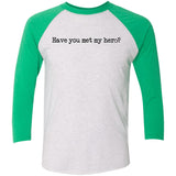 Pitt Hopkins Definition of a Hero Unisex Raglan Tee