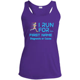 Personalized I Run For Ladies Tank