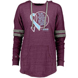 No One Fights Alone Ladies Hooded Pullover