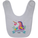 Unicorn Born Rare Baby Bib