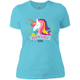 Unicorn Born Rare Ladies Tee