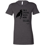 Super Powered Mom Fitted Tee