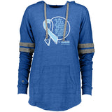 No One Fights Alone Ladies Hooded Pullover