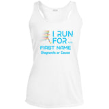 Personalized I Run For Ladies Tank
