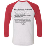 Pitt Hopkins Definition of a Hero Unisex Raglan Tee