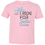 'I Ride for Sofia' Toddler Tee