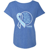 No One Fights Alone Flutter Sleeve Tee