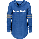 Team Nick Ladies Hooded Pullover