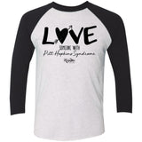 Love Someone with Pitt Hopkins Raglan Tee