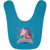 Unicorn Born Rare Baby Bib