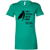 Super Powered Mom Fitted Tee