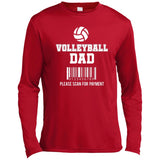 Volleyball Dad Moisture-Absorbing Tall Long Sleeve Tee