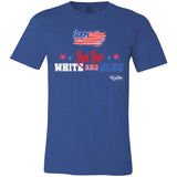 Rare, White and Blue (Flag) Unisex Tee