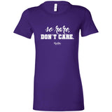 So Rare, Don't Care Fitted Tee
