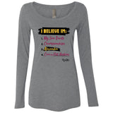 'I Believe In' Ladies Long-Sleeve