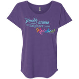 Weather the Storm Rainbow Flutter Sleeve Tee