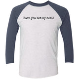 Pitt Hopkins Definition of a Hero Unisex Raglan Tee