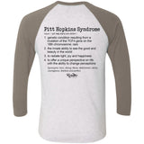 Pitt Hopkins Definition of a Hero Unisex Raglan Tee