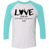 Love Someone with Pitt Hopkins Raglan Tee