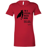 Super Powered Mom Fitted Tee
